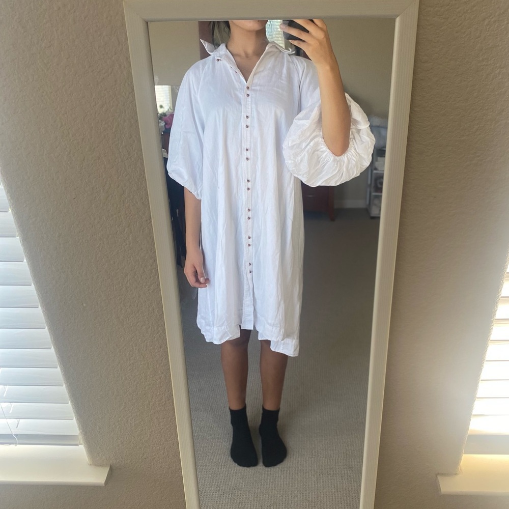 Soft Surroundings Button Up midi Dress